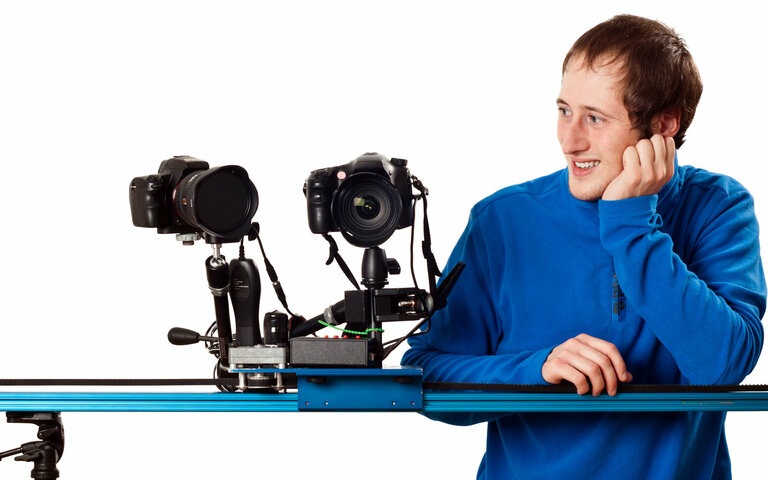 Linearführung im Kameraslider