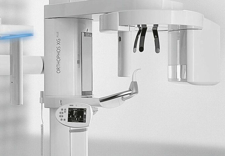 Anwendungsbeispiel Linearführungen Dentalröntgengerät