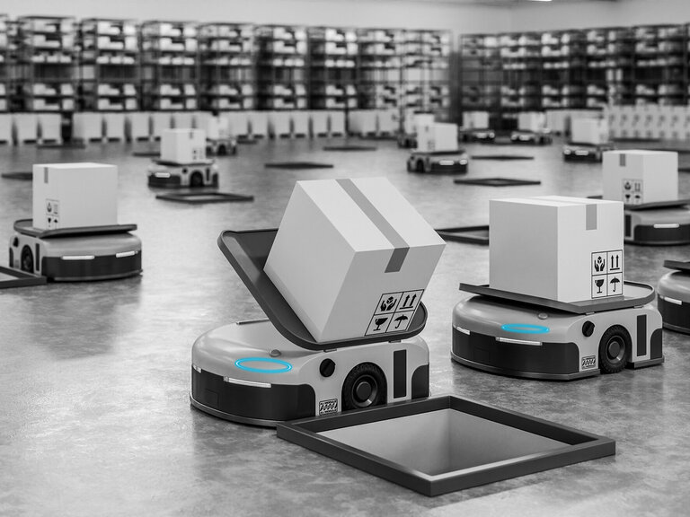 Wälzlager in Komponenten für die Intralogistik